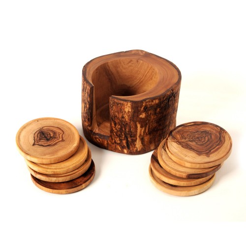 Sous-verres + Support Rustique